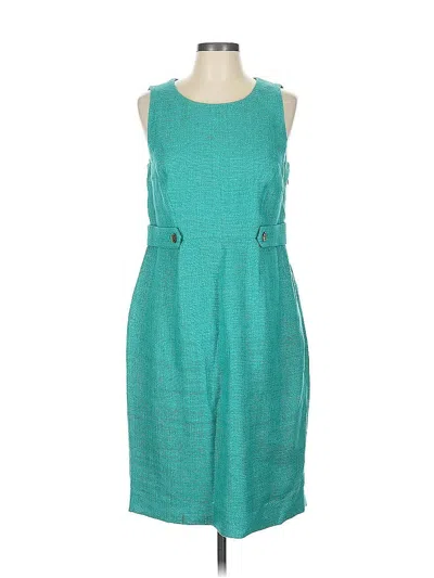 Pre-owned Jcrew Casual Dress In Green