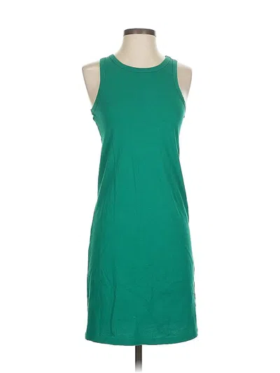 Pre-owned Jcrew Casual Dress In Green