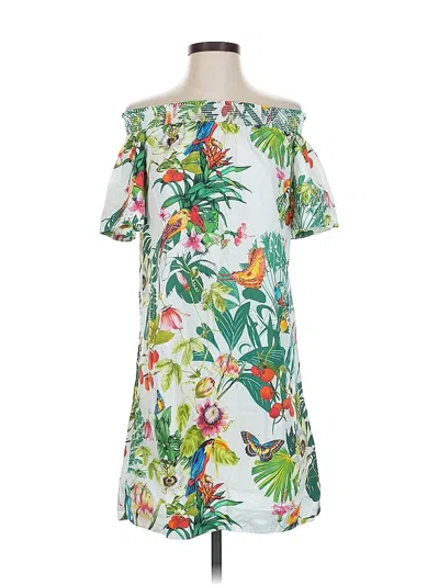 Pre-owned Jcrew Casual Dress In Green