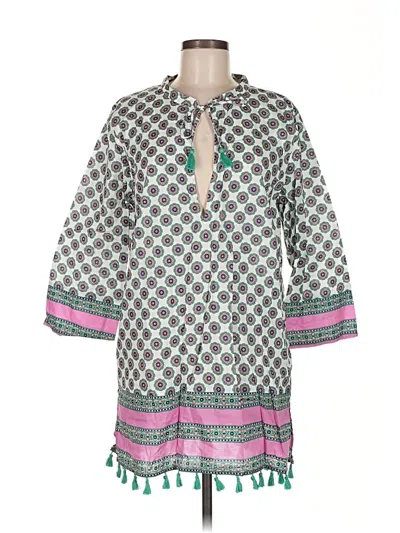 Pre-owned Jcrew Casual Dress In Green