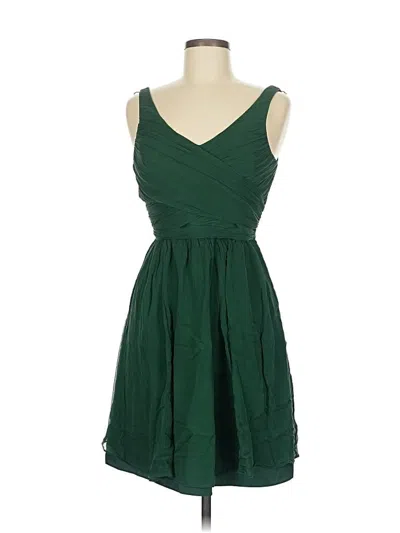 Pre-owned Jcrew Casual Dress In Green