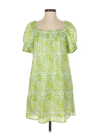 Pre-owned Jcrew Casual Dress In Green