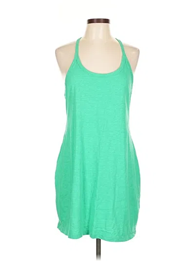 Pre-owned Jcrew Casual Dress In Green