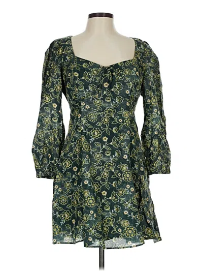 Pre-owned Jcrew Casual Dress In Green