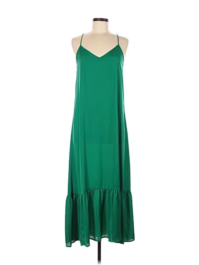 Pre-owned Jcrew Casual Dress In Green