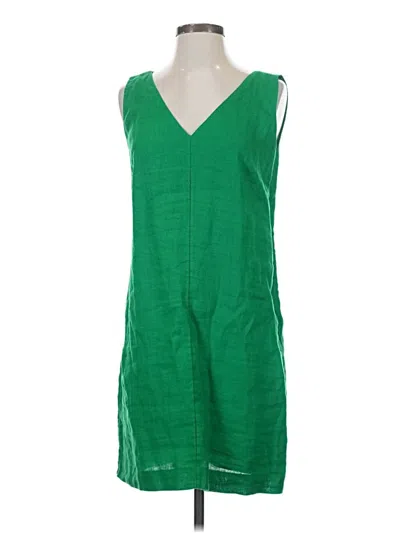 Pre-owned Jcrew Casual Dress In Green