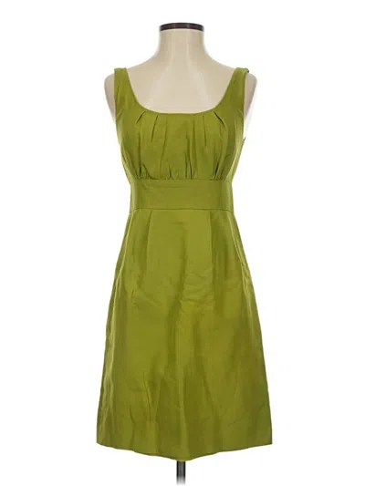 Pre-owned Jcrew Casual Dress In Green
