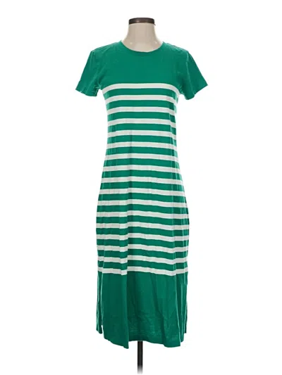 Pre-owned Jcrew Casual Dress In Green