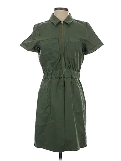 Pre-owned Jcrew Casual Dress In Green