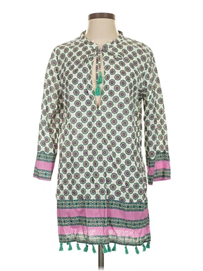 Pre-owned Jcrew Casual Dress In Green