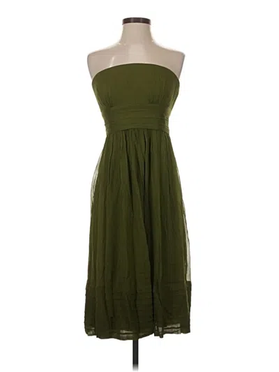 Pre-owned Jcrew Casual Dress In Green