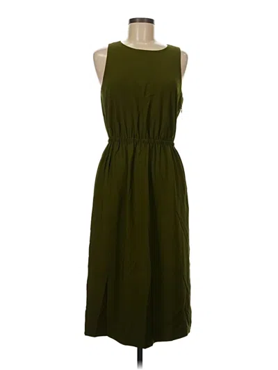 Pre-owned Jcrew Casual Dress In Green