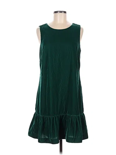 Pre-owned Jcrew Casual Dress In Green