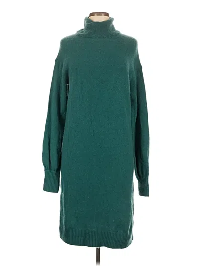 Pre-owned Jcrew Casual Dress In Green