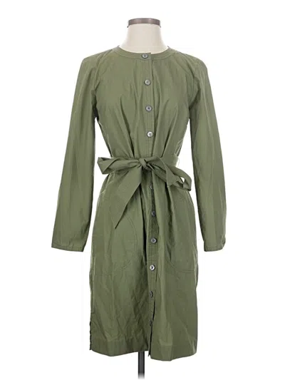 Pre-owned Jcrew Casual Dress In Green