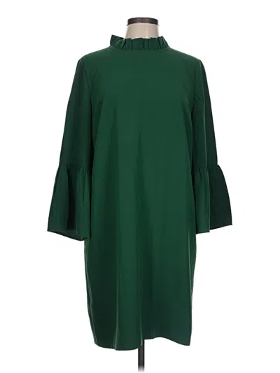 Pre-owned Jcrew Casual Dress In Green