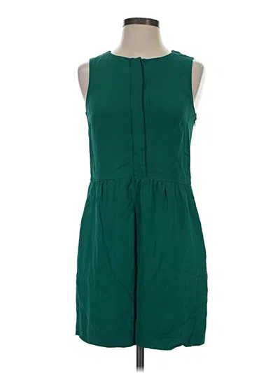 Pre-owned Jcrew Casual Dress In Green
