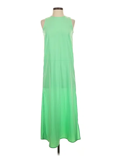Pre-owned Jcrew Casual Dress In Green