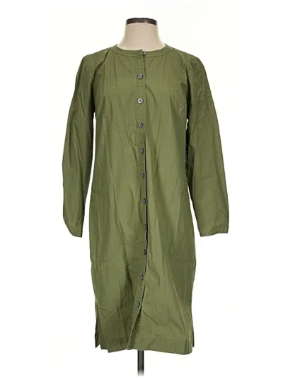 Pre-owned Jcrew Casual Dress In Green