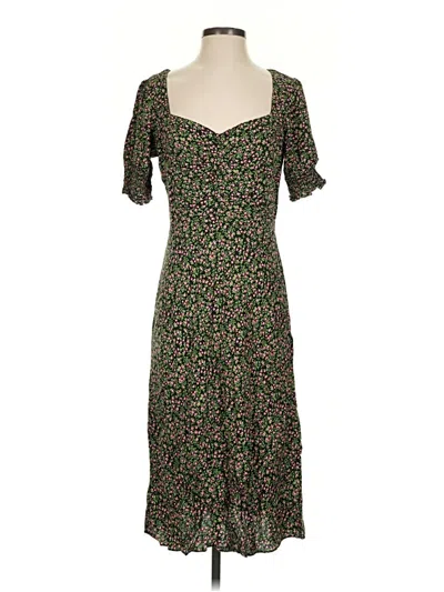 Pre-owned Jcrew Casual Dress In Green