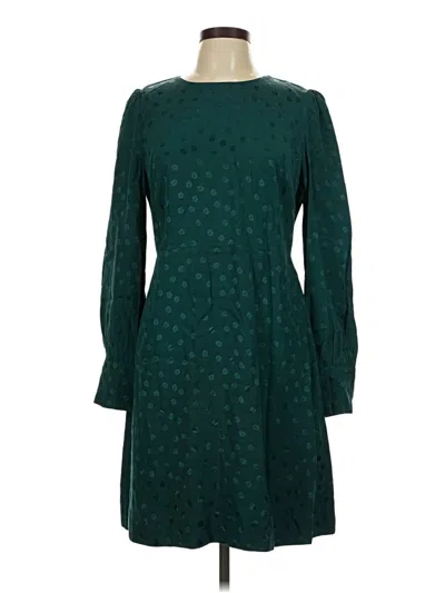 Pre-owned Jcrew Casual Dress In Green