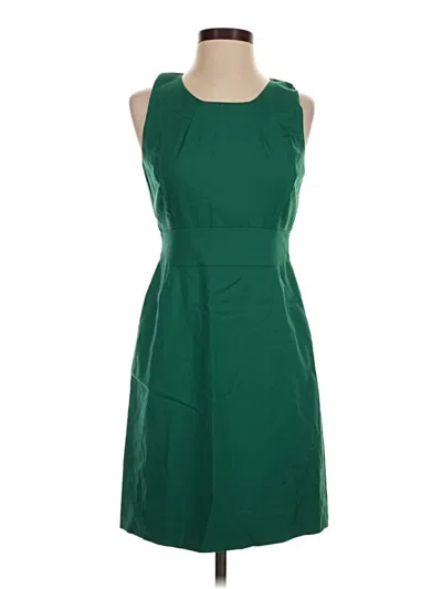 Pre-owned Jcrew Casual Dress In Green