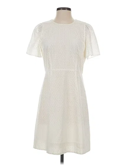 Pre-owned Jcrew Casual Dress In Ivory