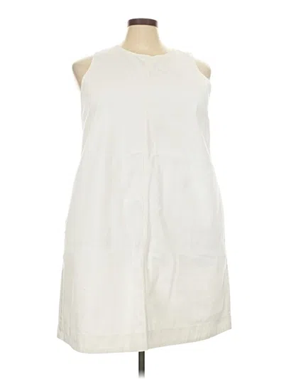 Pre-owned Jcrew Casual Dress In Ivory