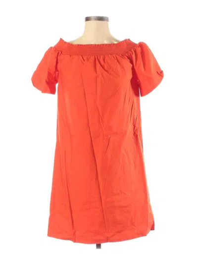 Pre-owned Jcrew Casual Dress In Orange