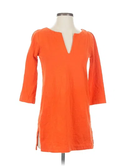 Pre-owned Jcrew Casual Dress In Orange