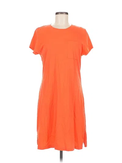 Pre-owned Jcrew Casual Dress In Orange