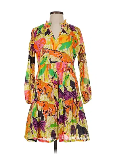 Pre-owned Jcrew Casual Dress In Orange