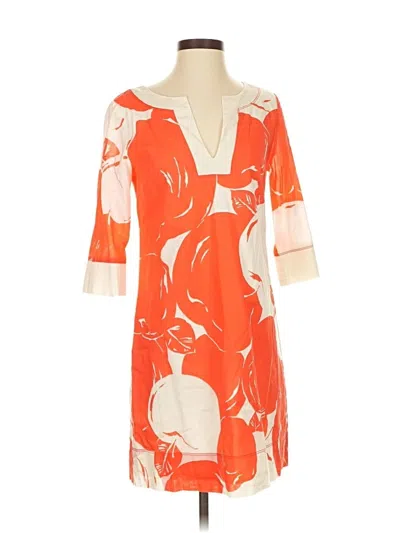 Pre-owned Jcrew Casual Dress In Orange