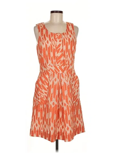 Pre-owned Jcrew Casual Dress In Orange