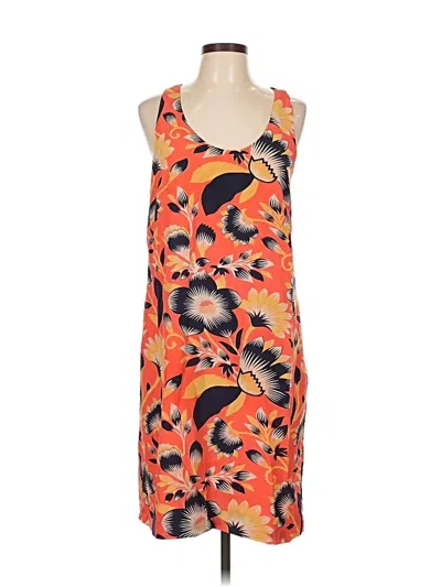Pre-owned Jcrew Casual Dress In Orange