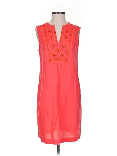 Pre-owned Jcrew Casual Dress In Orange