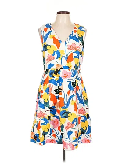 Pre-owned Jcrew Casual Dress In Orange