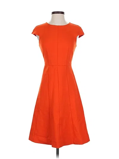 Pre-owned Jcrew Casual Dress In Orange