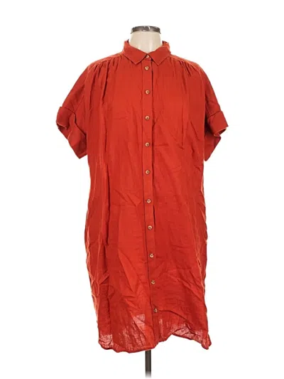 Pre-owned Jcrew Casual Dress In Orange