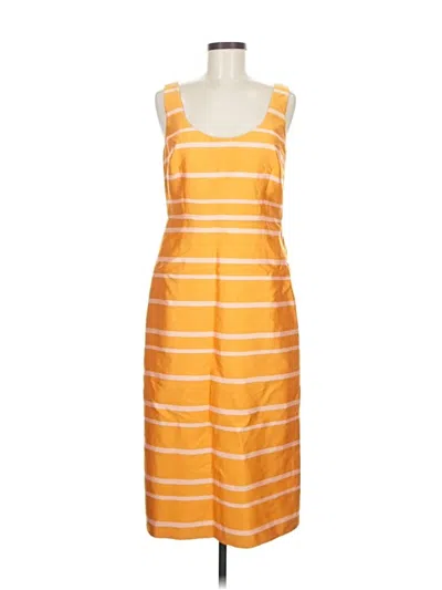 Pre-owned Jcrew Casual Dress In Orange