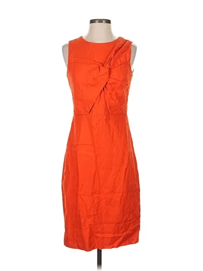 Pre-owned Jcrew Casual Dress In Orange