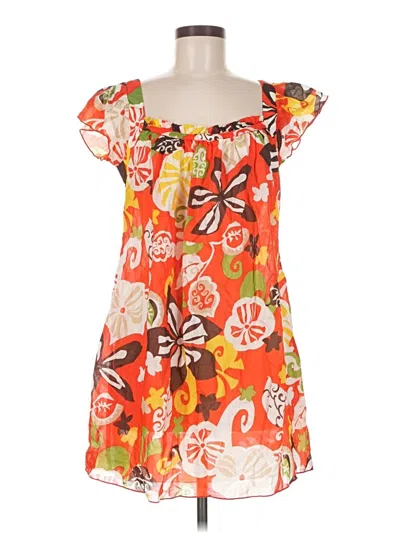Pre-owned Jcrew Casual Dress In Orange