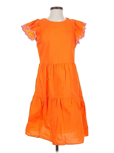 Pre-owned Jcrew Casual Dress In Orange