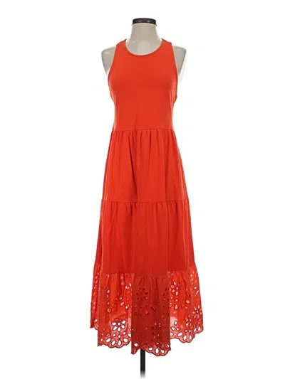 Pre-owned Jcrew Casual Dress In Orange