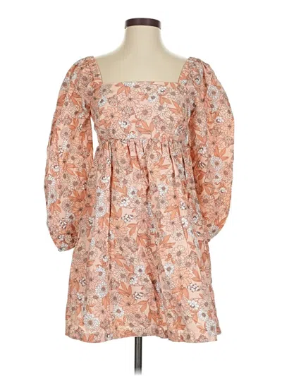 Pre-owned Jcrew Casual Dress In Orange