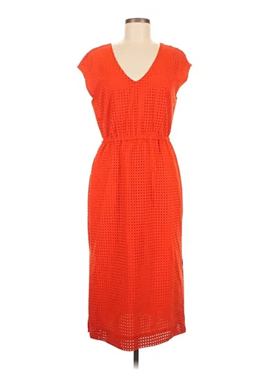 Jcrew Casual Dress In Orange