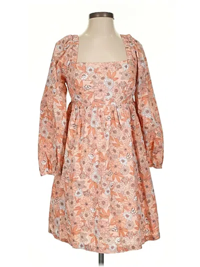 Pre-owned Jcrew Casual Dress In Orange