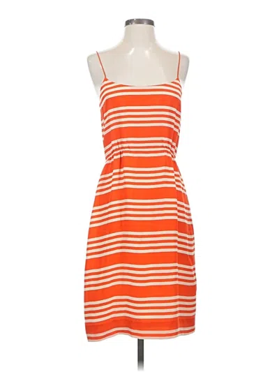 Pre-owned Jcrew Casual Dress In Orange