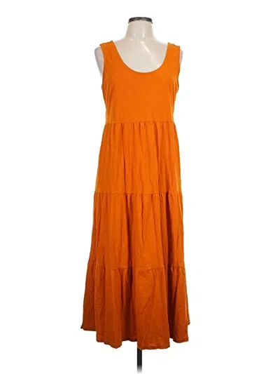Pre-owned Jcrew Casual Dress In Orange
