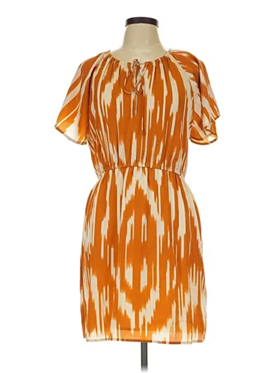 Pre-owned Jcrew Casual Dress In Orange